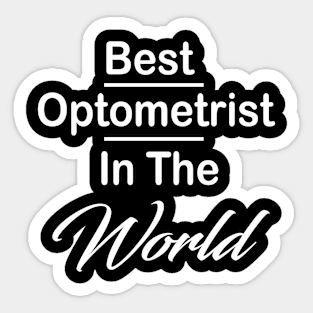 Optometrist Sticker